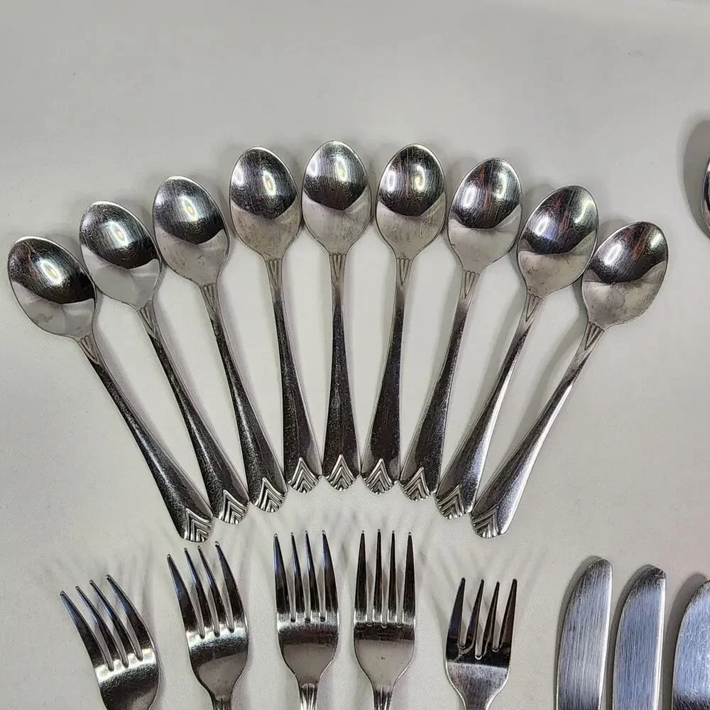 Cambridge Stainless Steel Utensil Lot Of 31